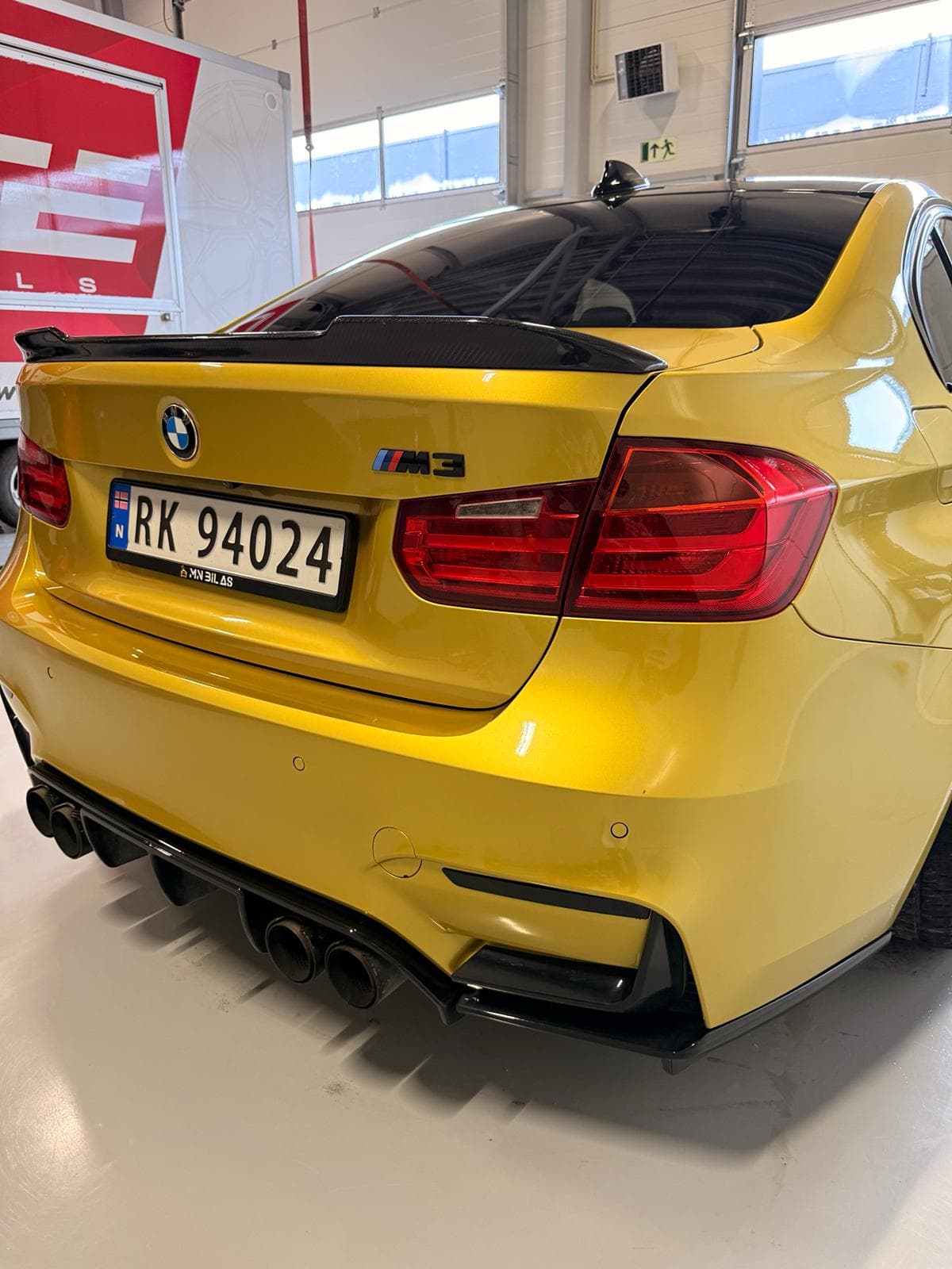 BMW M3 etter polering og forsegling